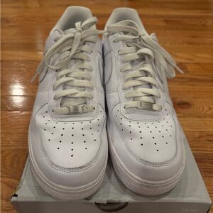 Nike Men's White Air Force 1 size 12